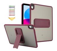 UUcovers for Apple iPad A16 11th Generation Case 11 inch 2025/iPad 10th Generation Cover 10.9" 2022 with Kickstand Hard Back & TPU Shockproof Bumper Lightweight Shell for iPad 11th/10th Gen, Wine Red