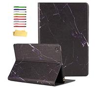 UUcovers for Apple iPad mini 5 2019 (5th Generation)/ iPad mini 4 Tablet 2015 (4th Gen) Case 7.9" Smart Folio Stand with Pencil [Auto Sleep/Wake] PU Leather Hard Back Shockproof Cover, Brown Marble