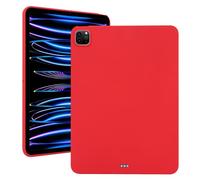 UUcovers for Apple iPad Pro 13 inch Case M4 Tablet 2024 (Model: A2925/A2926/A3007),Slim Lightweight Soft TPU Back Shockproof Cover Anti-Scratch Drop Proof Skin Silicone Bumper Protective Shell, Red