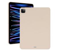 UUcovers for Apple iPad Pro 13 Inch Tablet Case (M5/M4) 2025/2024, Lightweight Flexible Slim Soft TPU Back Shockproof Cover Anti-Scratch Protective Silicone Bumper Drop Protection Shell, Light Yellow