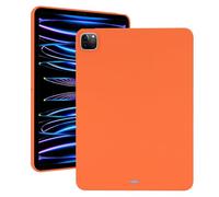 UUcovers for Apple iPad Pro 13 Inch Tablet Case (M5/M4) 2025/2024, Slim Lightweight Thin Flexible Soft TPU Back Shockproof Cover Anti-Scratch Protective Silicone Bumper Drop Protection Shell, Orange