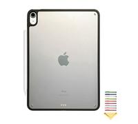 UUcovers for iPad (A16) 11th Generation Case 11 inch 2025 & iPad 10th Generation Cover 10.9" 2022, Supports Pencil (USB-C) Magnetic Attachment, Translucent Matte Back Shockproof Bumper Shell, Black