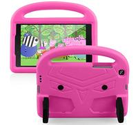 UUcovers for Samsung Galaxy Tab A 8.0 Case 2019 (SM-T290/T295) Kids Friendly Soft Silicone Shockproof Stand Light Weight with Handle Cover Kickstand for 8.0 Inch Galaxy Tab A 2019 Without S Pen, Pink