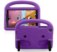 UUcovers for Samsung Galaxy Tab A 8.0 Case 2019 SM-T290/T295 Kids Friendly Soft Silicone Shockproof Stand Lightweight with Handle Cover Kickstand for 8.0 Inch Galaxy Tab A 2019 Without S Pen, Purple