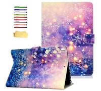 UUcovers iPad 10.2 Inch Case 2019 for Apple iPad 7th Generation,Slim Smart PU Leather Multi-Angle Viewing Folio Stand TPU Shell [Auto Wake/Sleep] Magnetic Cover with Pencil Card Slots,Purple Quicksand