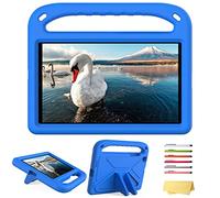UUcovers Kids Case for Samsung Galaxy Tab A 8.0 inch Tablet 2019 (SM-T290/T295/T297) with Handle/Kickstand Lightweight Soft EVA Foam Shockproof Stand Rugged Child Girl boy Protective Cover, Blue
