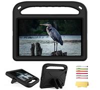 UUcovers Kids Case for Samsung Galaxy Tab A 8.0 inch Tablet 2019 (SM-T290/T295/T297) with Handle/Kickstand Lightweight Soft EVA Foam Shockproof Stand Rugged Child Girl boy Protective Cover, Black
