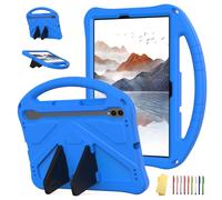 UUcovers Kids Case for Samsung Galaxy Tab S9 FE 5G 10.9 Inch/Tab S9 11 Inch 2023 & Tab S8/Tab S7 11" 2022/2020 (SM-X510/X710/X700/T870) with S-Pen Holder/Stand/Handle Soft EVA Shockproof Cover, Blue