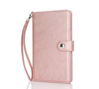 UUcovers Passport Holder, Slim Travel Wallet RFID Blocking Card Case, 03# Rose Gold, Vintage