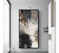 UUDEZO Black and White Wall Art Print Canvas Wall Art Abstract Wall Paintings Bedroom Decoration Modern Pictures Room Decor(75x150cm(30x59in)