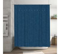 UUDIHO Bath Shower Curtain Dark Blue Fabric Premium Waterproof Bathroom Decor Heavy Duty Hooks Bathroom Decorated(70x140cm/28x55in(WxH) Bathtub Curtains)