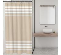 UUDIHO Modern Striped Shower Curtain Suitable for Bathroom Decor - Waterproof Fabric for Shower Enclosures(135x190cm/53x75in(WxH) Curtains)