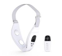 UUE Face Massager, V-Shape Face Massager with 6 EMS for Firming, Lymphatic Drainage and Double Chin Reduction, Professional V-Line Face Trimmer for Slim Jaw Line