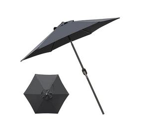 UUHUKP Parasol umbrella 3m/9.8ft, Outdoor Sun Shade Umbrella replacement canopy with 6 Ribs for Backyard/Deck/garden tables