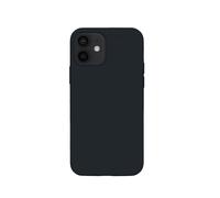 UUIP12S204B Black iPhone 12 Soft Silicone Case - Shockproof Screen Edge Protection Slim 1-Piece Qi Wireless Charge Compatible 1% to Save the Planet