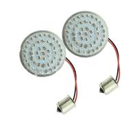 UUIPIP Motorbike Indicators 2Pcs Motorcycle LED Turn Signal Rear Lights Lamp/Lens Cover For For Sportster XL 1200 883 For Dyna FXDF Fat Bob