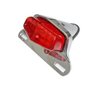 UUIPIP Motorcycle Brake Stop Lamp Universal Style ssic Brake LED Lamp Rear Stop License Plate Motorcycle Tail Light For British Cafe Warning Lamp Accessories