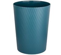 UUJOLY Small Trash Can for Bathroom, Laundry Room, Kitchen, Office, Kids Room, Dorm, Bluish Green