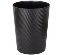 UUJOLY Small Trash Can Wastebasket Garbage Can Container Bins for Bathrooms, Laundry Room, Kitchens, Offices, Kids Rooms, Dorms (Black)