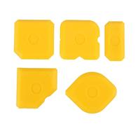 Uulooat 5Pcs Scraper Tool Kit Grouting Set Smoothing Trowel Grout Remover Silicone Joint Joint Filler Smoothing Spatula
