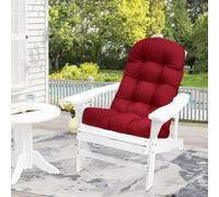 UUluhao Outdoor Adirondack Chair Cushions Waterproof Burgundy Chairs Cushions for Adirondack Chairs High Back Thicked Patio Chair Cushions Outdoor and Indoor 43"*20"*3.9"