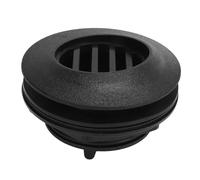 UUNPODDO Boat Deck Drain with Triple Seal Design, ABS Plastic Deck Floor Drain Scupper, Removable Filter Screen for Easy Cleaning, Sandproof Threads to Prevent Blocking, Suitable for Yachts (Black)