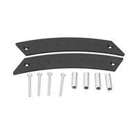 UUNPODDO Interior Door Pull Handle, Car Inside Door Handle Replacement, Aluminum Alloy Inner Door Handle with Screws and Bushings, Durable and Stylish for Easy Installation, Compatible with (Black)