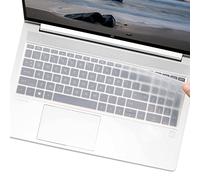 UUONDO Keyboard Cover Skin for 15.6" HP ProBook 450 G8/G9/ProBook 455 G8/G9/ProBook 650 G8 Laptop, Clear Silicone, Dust-Proof, Liquid Resistant, Scratch Resistant