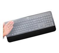 UUONDO Keyboard Cover Skin for Logitech MK540 MK545 Advanced Keyboard,Logitech MK545 Keyboard Protector, Logitech MK540 Silicone Keyboard Cover