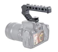 UURig R005 Lightweight Aluminum Alloy Camera Hot Shoe Top Handle Grip, Universal Video Stabilizing Rig With 3 Cold Shoe Adapters to Mount Microphone, LED Light, Monitor, Easy Low Angle Shots.