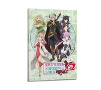 UUSDDUXC Anime The Demon King And The Slave Magic of Summoning Girls Poster4 Poster Decorative Painting Canvas Wall And Art Picture Print Modern Family Bedroom Decor20x30inch(50x75cm)