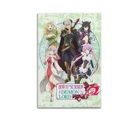 UUSDDUXC Anime The Demon King And The Slave Magic of Summoning Girls Poster4 Poster Decorative Painting Canvas Wall And Art Picture Print Modern Family Bedroom Decor16x24inch(40x60cm)