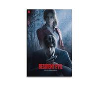 UUSDDUXC Anime TV Festival Resident Evil Endless Darkness Poster Poster Decorative Painting Canvas Wall And Art Picture Print Modern Family Bedroom Decor16x24inch(40x60cm)