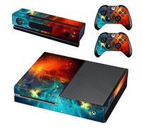UUShop Protective Vinyl Skin Decal Cover Microsoft Xbox One Console wrap Sticker Skins Two Free Wireless Controller Decals Cosmic Nebular