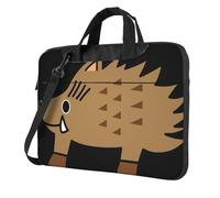 Uusnwaa Classic Slim Laptop Wild Boar Animation Print Bag With Shoulder Strap And Handle,Ergonomic Briefcase And Messenger Bag