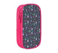 Uusnwaa Colored Beautiful Mermaid Print Pencil Case,Oxford Cloth Pencil Bag Storage Pouch,Multifunctional Pencil Pouch with Compartmens