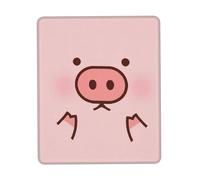 Uusnwaa Cute Pig Print Mouse Pad,Non-Slip Rubber Base,Stitched Edges,Waterproof & Washable For Gaming Office Home Laptop