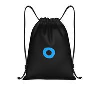 Uusnwaa Drawstring Evil Eye Print Backpack String Bag Sackpack Cinch Water Resistant For Gym Shopping Sport Yoga