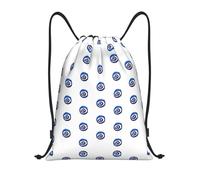 Uusnwaa Drawstring Evil Eyes. Print Backpack String Bag Sackpack Cinch Water Resistant For Gym Shopping Sport Yoga