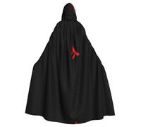 Uusnwaa Hooded Karate Boy Vector Changeable Belt Color Print Cloak,Cloak With Hood Medieval Renaissance Cape For Men And Women Halloween Cosplay Costume