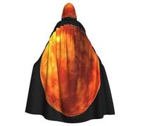 Uusnwaa Hooded Mars Planet Print Cloak,Cloak With Hood Medieval Renaissance Cape For Men And Women Halloween Cosplay Costume