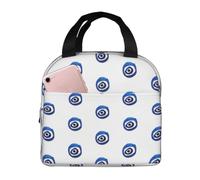 Uusnwaa Insulated Evil Eyes. Printed Lunch Bag,Portable Cooler Tote