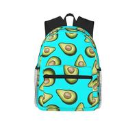 Uusnwaa Lightweight Fresh Tropical Fruit Avocado Print Laptop Backpack For Men Women,Water Resistant School College Work Travel Daypack