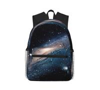 Uusnwaa Lightweight Galaxy Universe Stars Outer Space Print Laptop Backpack For Men Women,Water Resistant School College Work Travel Daypack