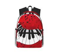 Uusnwaa Lightweight Music Note Piano Print Laptop Backpack For Men Women,Water Resistant School College Work Travel Daypack