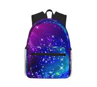 Uusnwaa Lightweight Mysterious Stars Print Laptop Backpack For Men Women,Water Resistant School College Work Travel Daypack