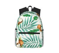 Uusnwaa Lightweight Summer Coconut Tree Print Laptop Backpack For Men Women,Water Resistant School College Work Travel Daypack
