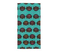 Uusnwaa Microfibre German Shorthaired Pointer In Glasses Print Bath Towel,Large Soft Highly Absorbent Quick Dry Lightweight Durable Beach Pool Shower Towel For Bathroom Outdoor Gym Travel