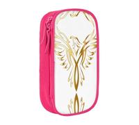 Uusnwaa Phoenix Print Pencil Case,Oxford Cloth Pencil Bag Storage Pouch,Multifunctional Pencil Pouch with Compartmens