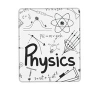 Uusnwaa Physics Print Print Mouse Pad,Non-Slip Rubber Base,Stitched Edges,Waterproof & Washable For Gaming Office Home Laptop